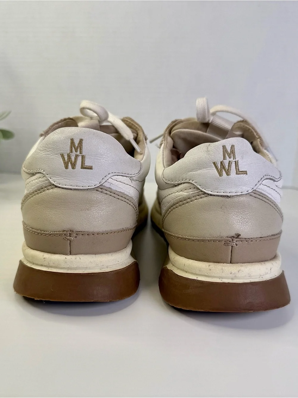 Madewell Kickoff Trainer Sneakers in Cream Multi Womens Shoe Size 8M Men’s 6.5M
